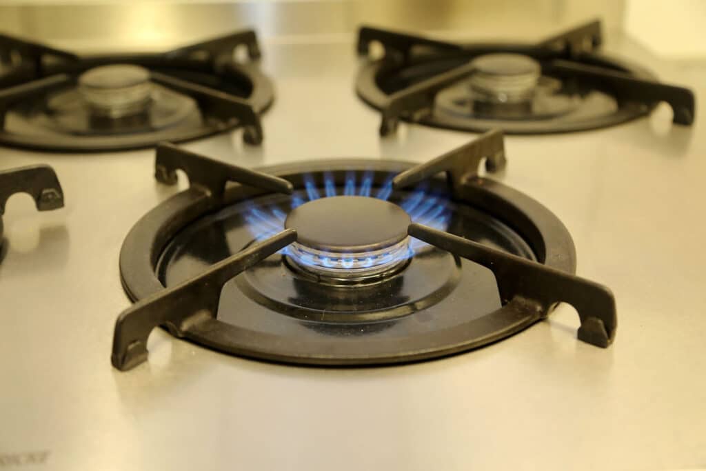 gas stovetop