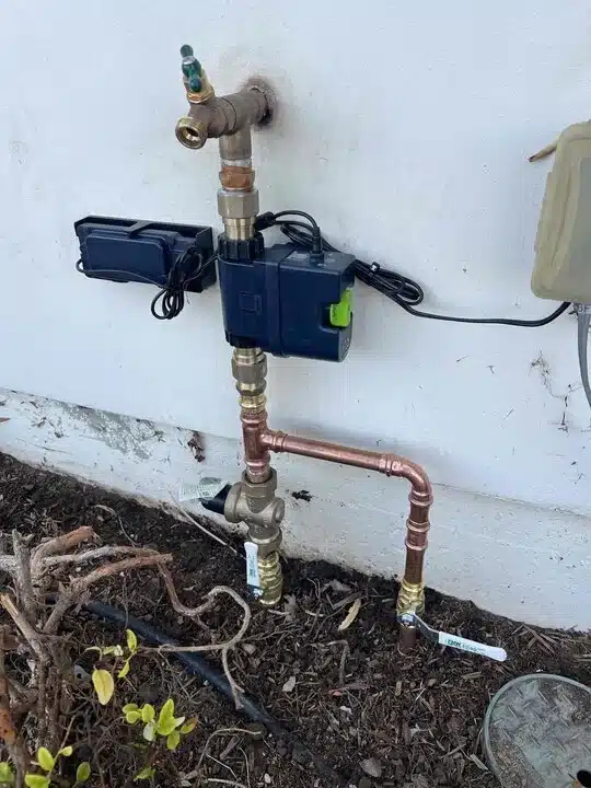 pipe outside of home