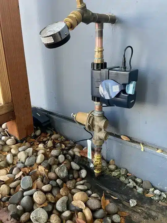 pipe outside of home